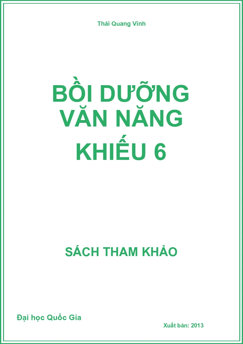 Bồi dưỡng văn năng khiếu 6