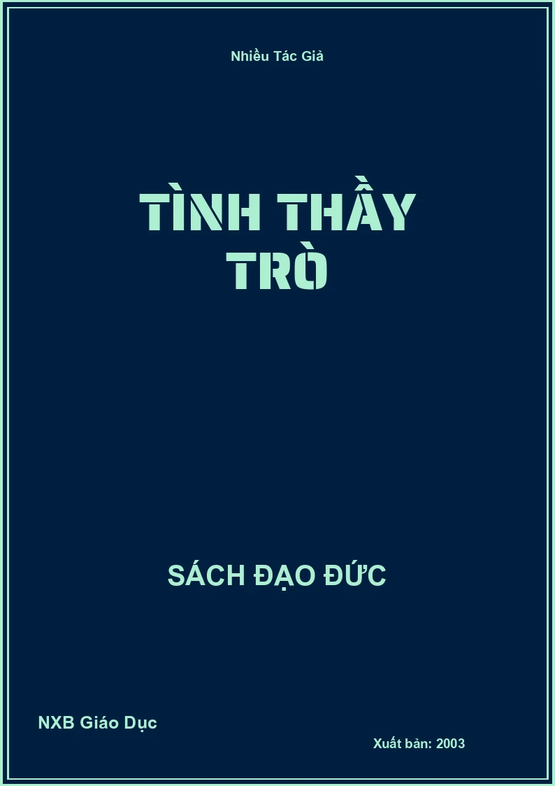Tình thầy trò