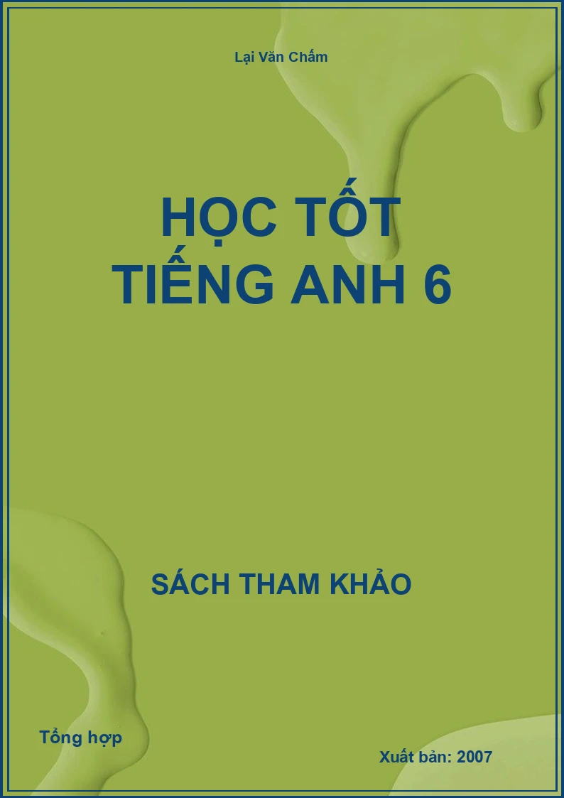 Học tốt Tiếng Anh 6
