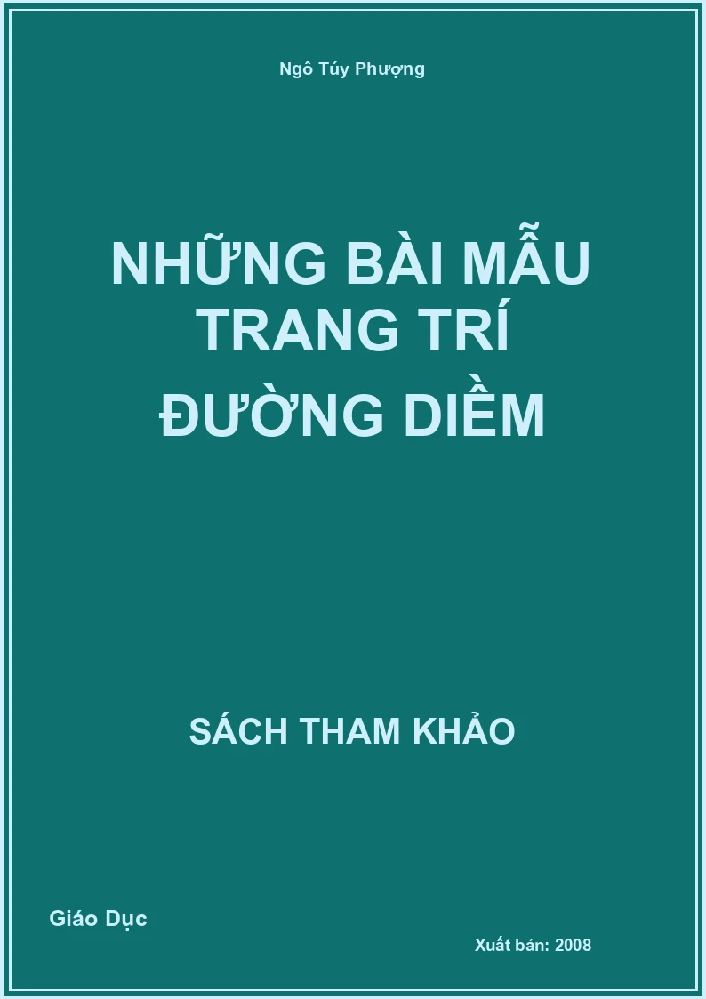 Những bài mẫu trang trí đường diềm