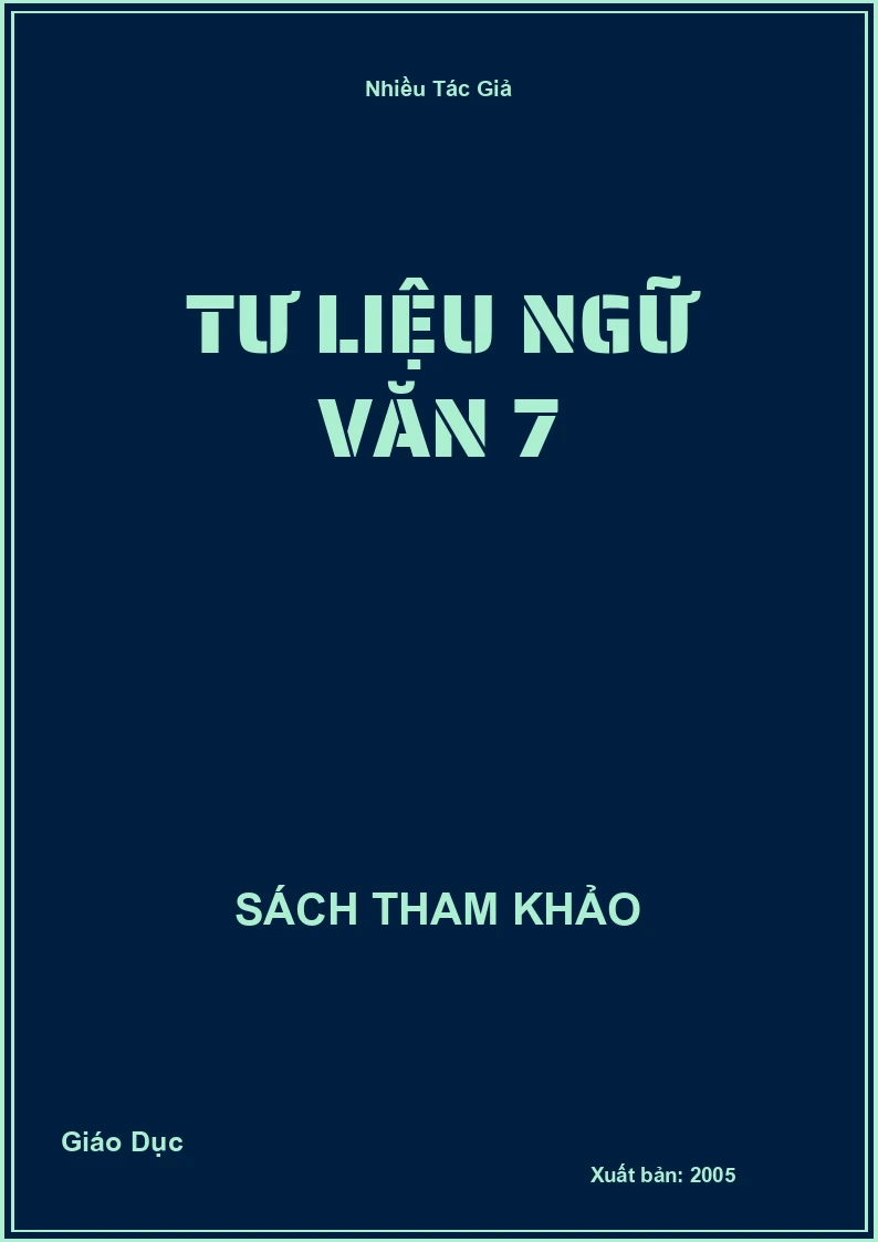Tư liệu Ngữ Văn 7