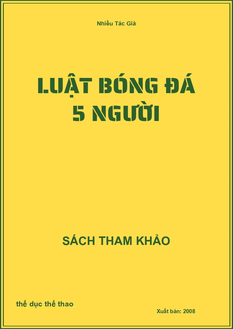 Luật bóng đá 5 người