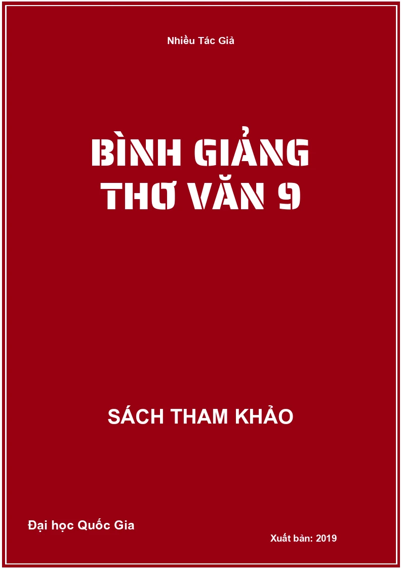 Bình giảng thơ văn 9