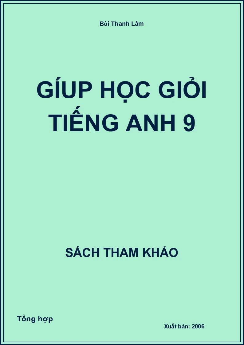 Gíup học giỏi Tiếng Anh 9