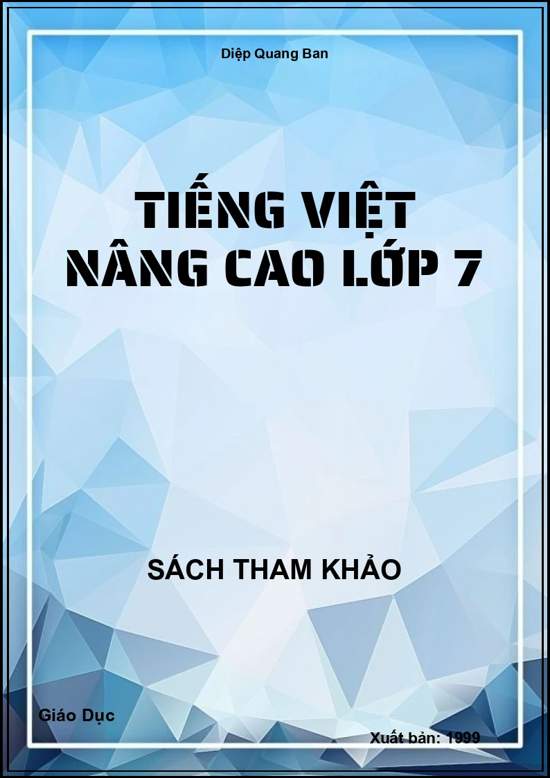 Tiếng việt nâng cao lớp 7