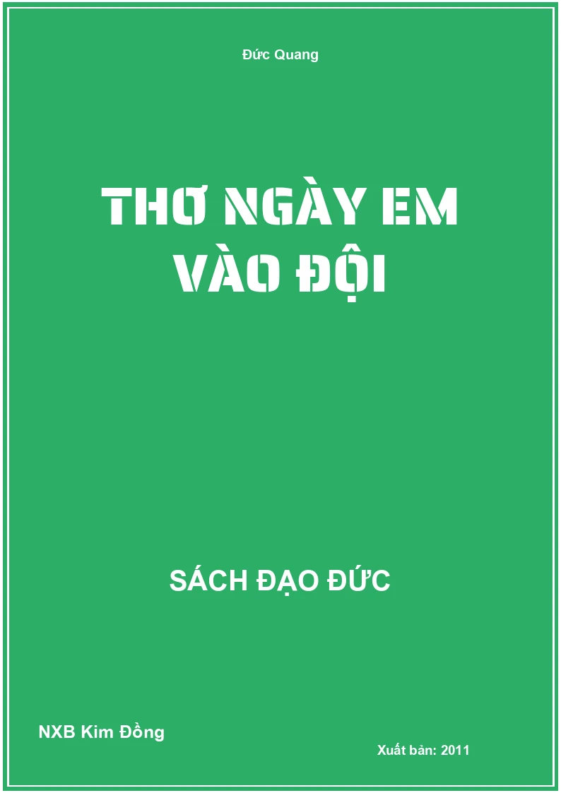 Thơ ngày em vào đội