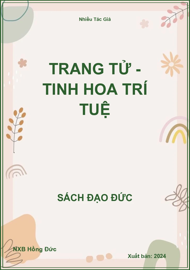 Trang Tử - tinh hoa trí tuệ