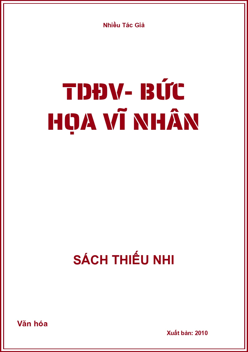 TDĐV- Bức họa vĩ nhân