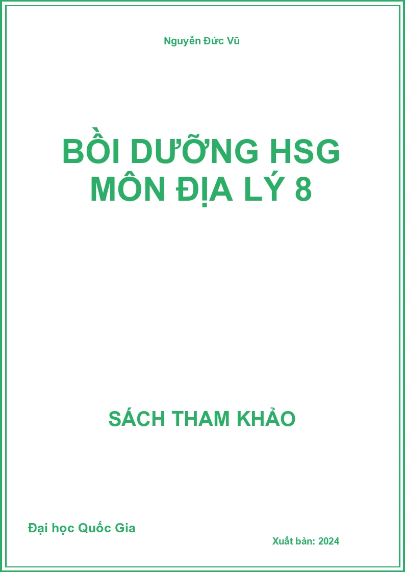 Bồi dưỡng HSG môn Địa Lý 8
