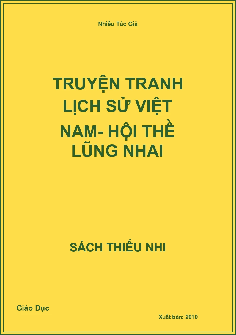 Truyện tranh Lịch Sử Việt Nam- Hội thề lũng nhai