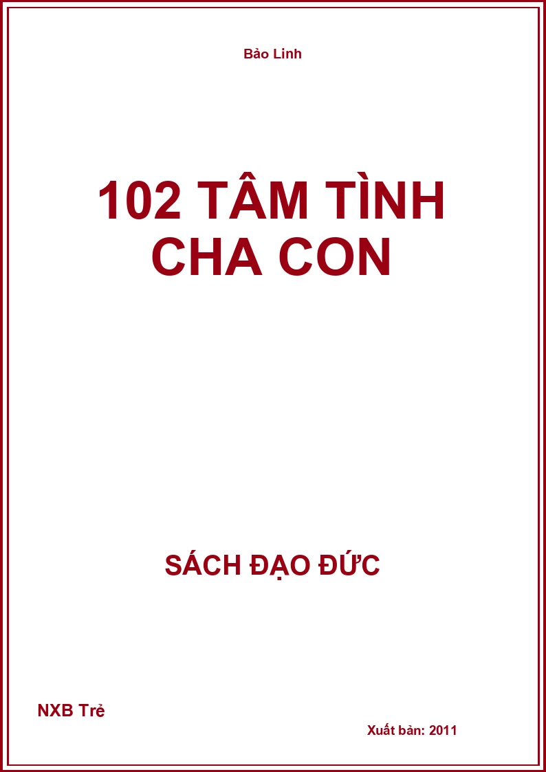 102 tâm tình cha con