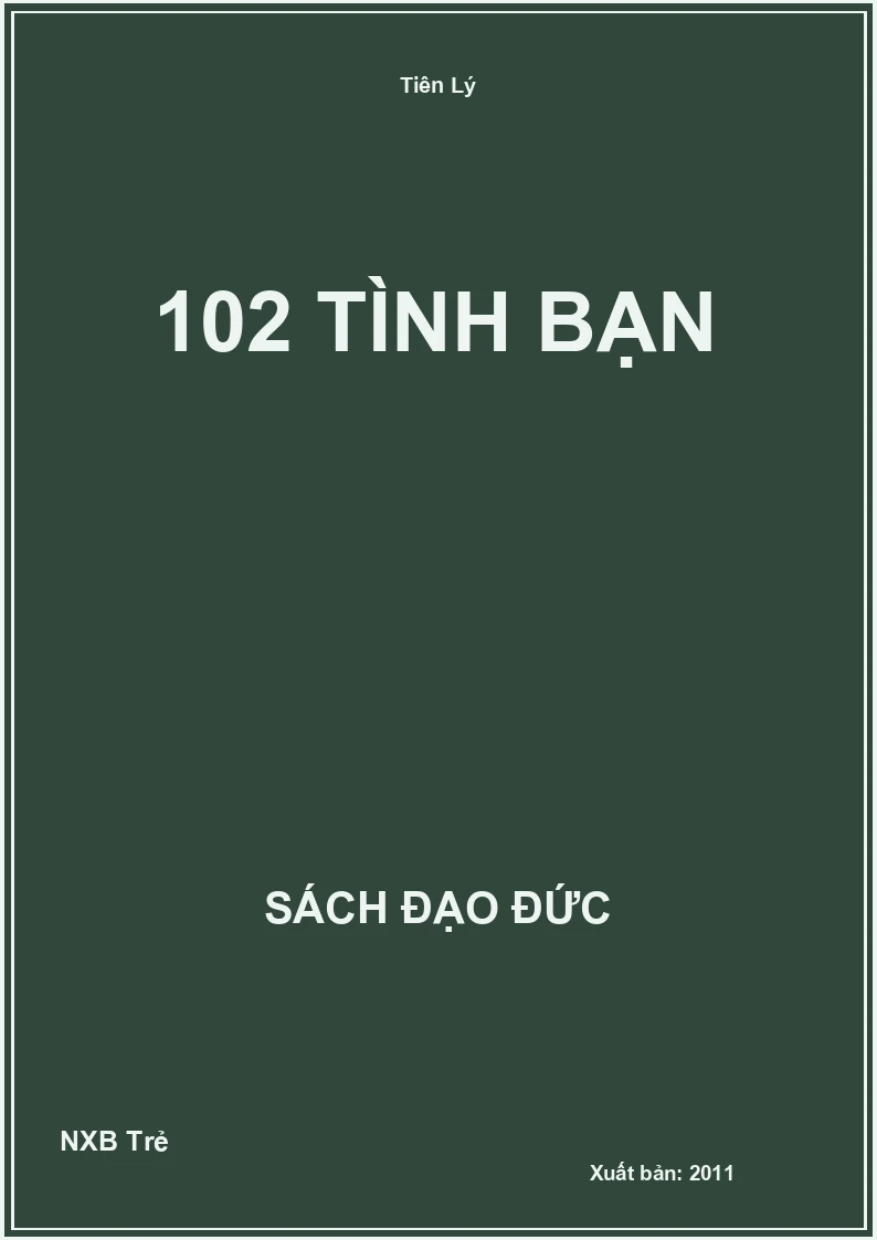 102 Tình bạn