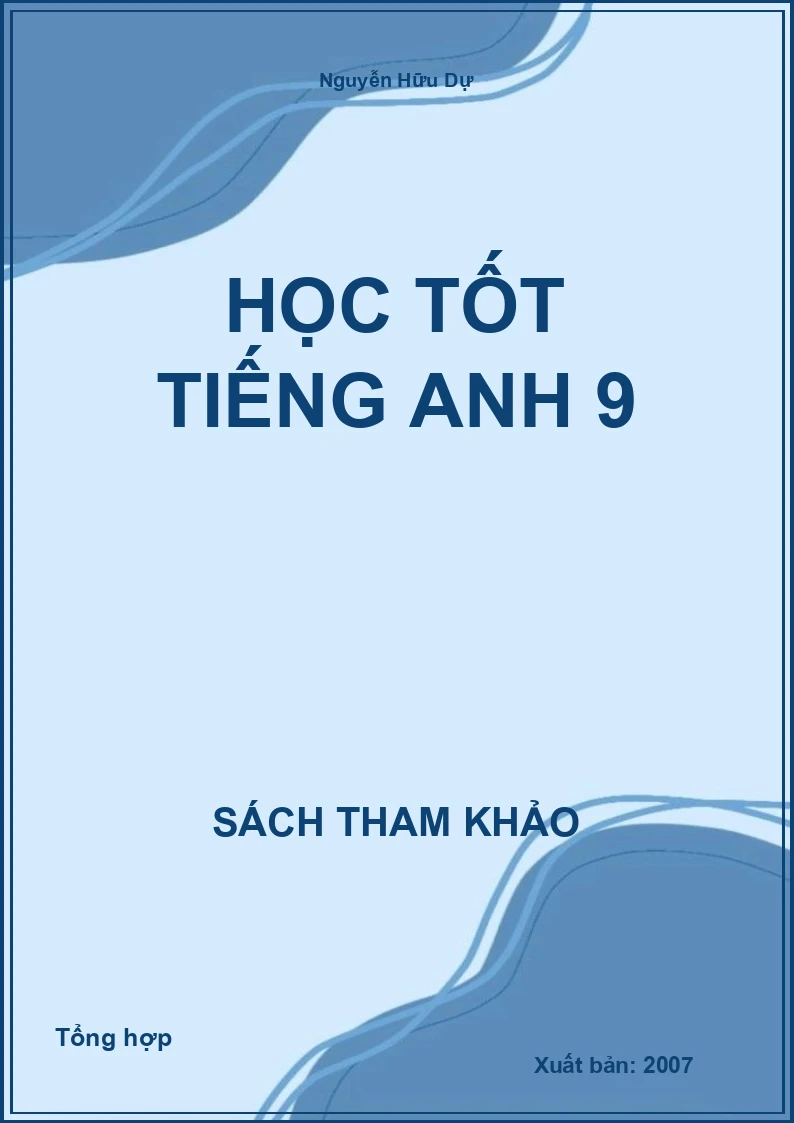 Học tốt Tiếng Anh 9
