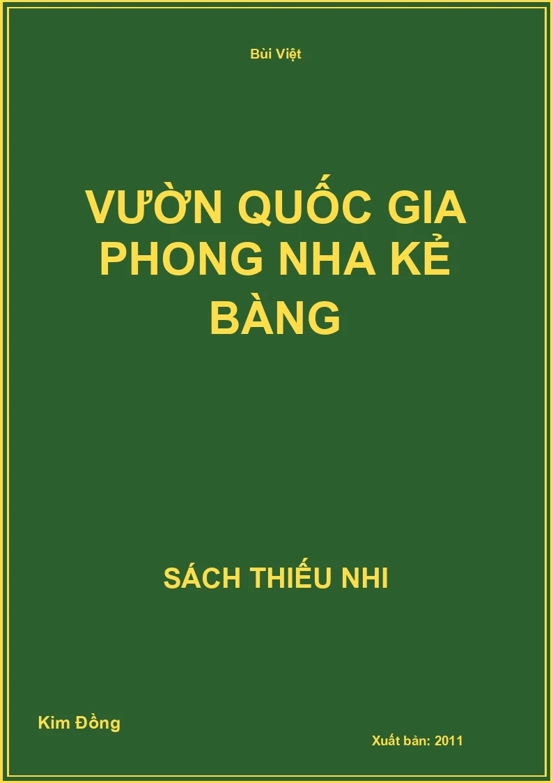Vườn quốc gia phong nha kẻ bàng