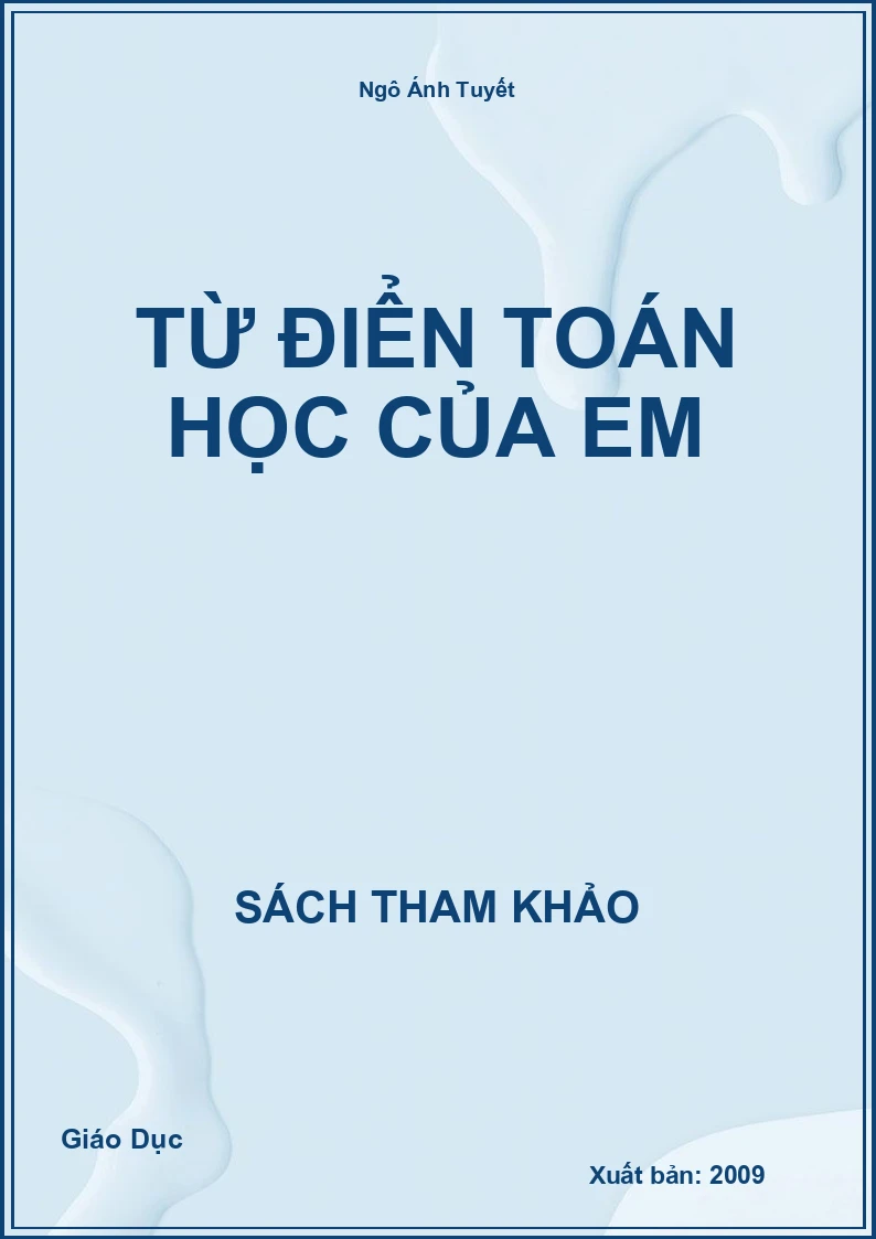 Từ điển Toán học của em