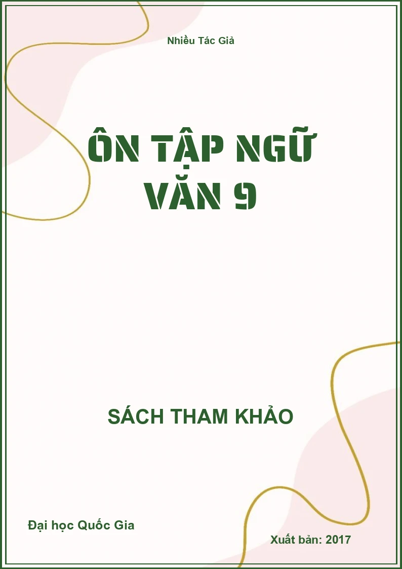 Ôn tập Ngữ Văn 9