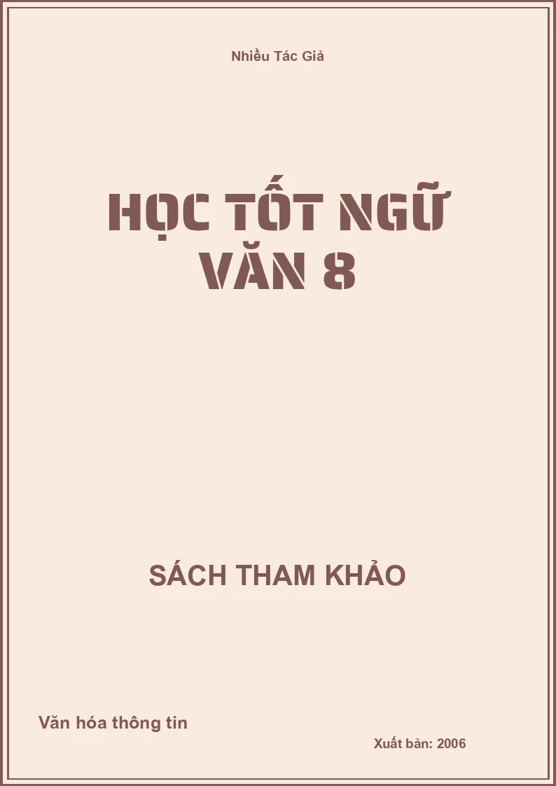 Học tốt Ngữ Văn 8