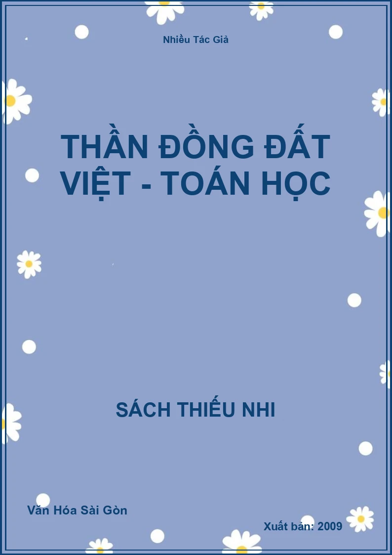 Thần đồng đất Việt - toán học