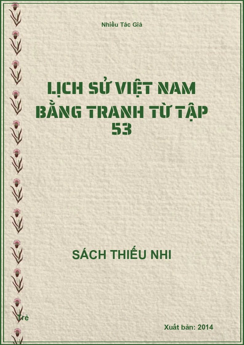 Lịch sử Việt Nam bằng tranh từ tập 53