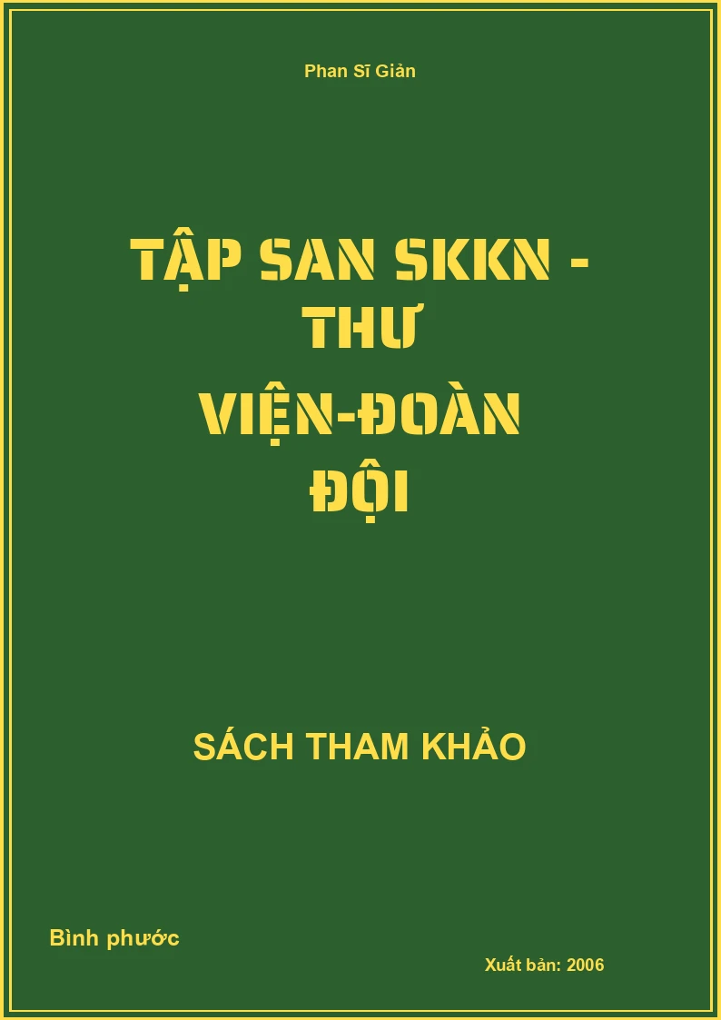 Tập san SKKN - Thư viện-Đoàn đội