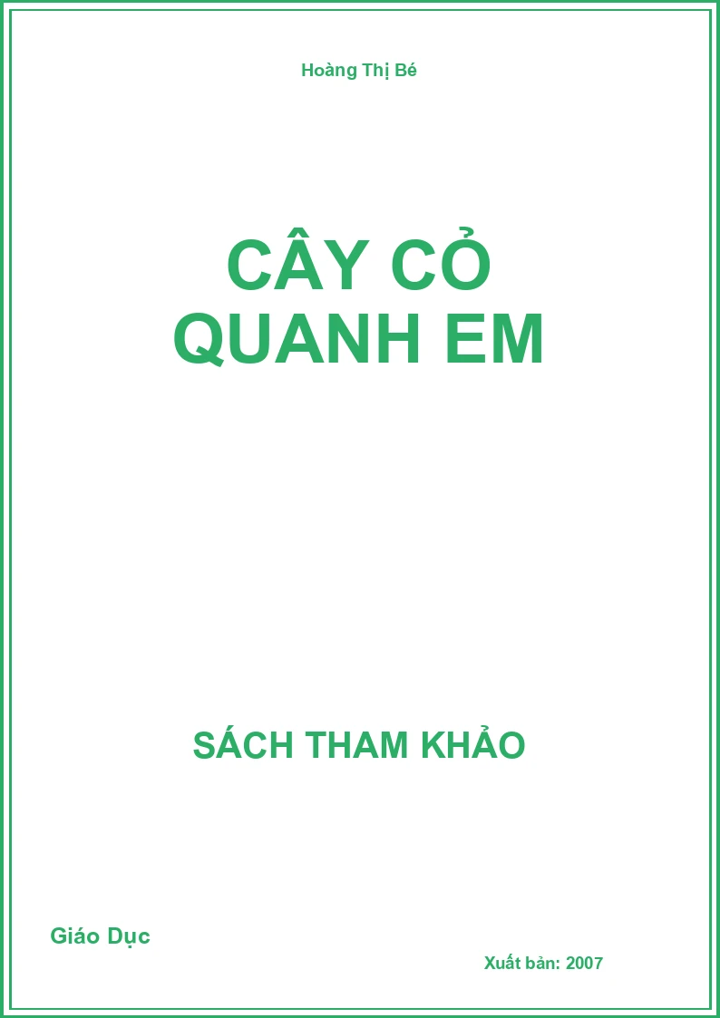 Cây cỏ quanh em