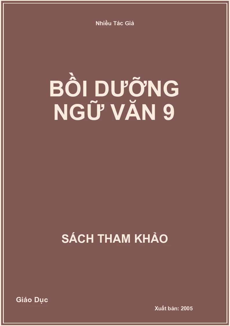 Bồi dưỡng Ngữ Văn 9