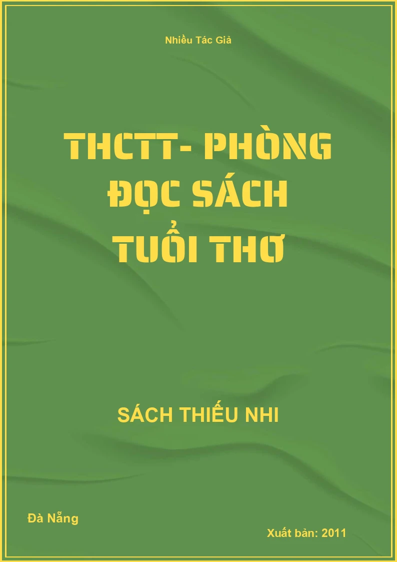 THCTT- Phòng đọc sách tuổi thơ