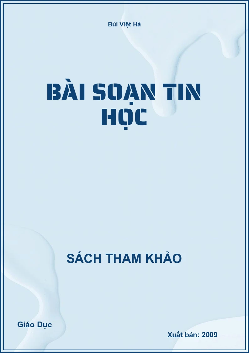 Bài soạn tin học