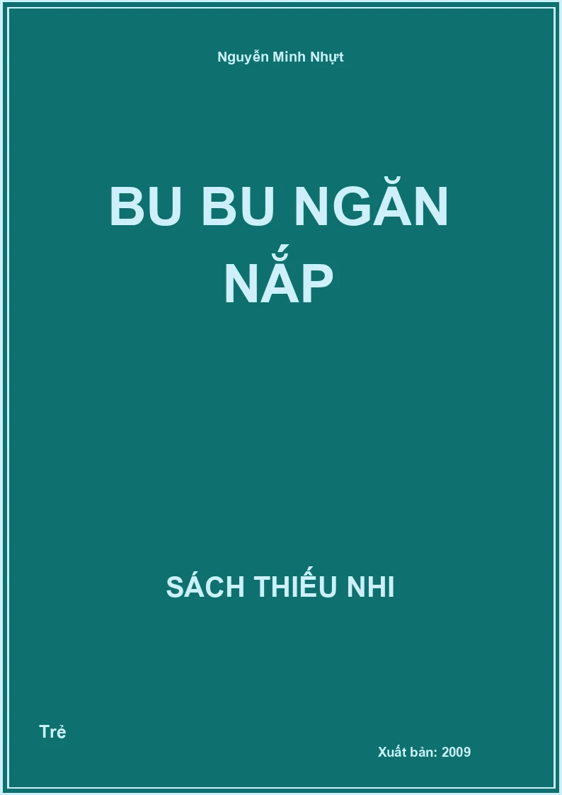 Bu bu ngăn nắp