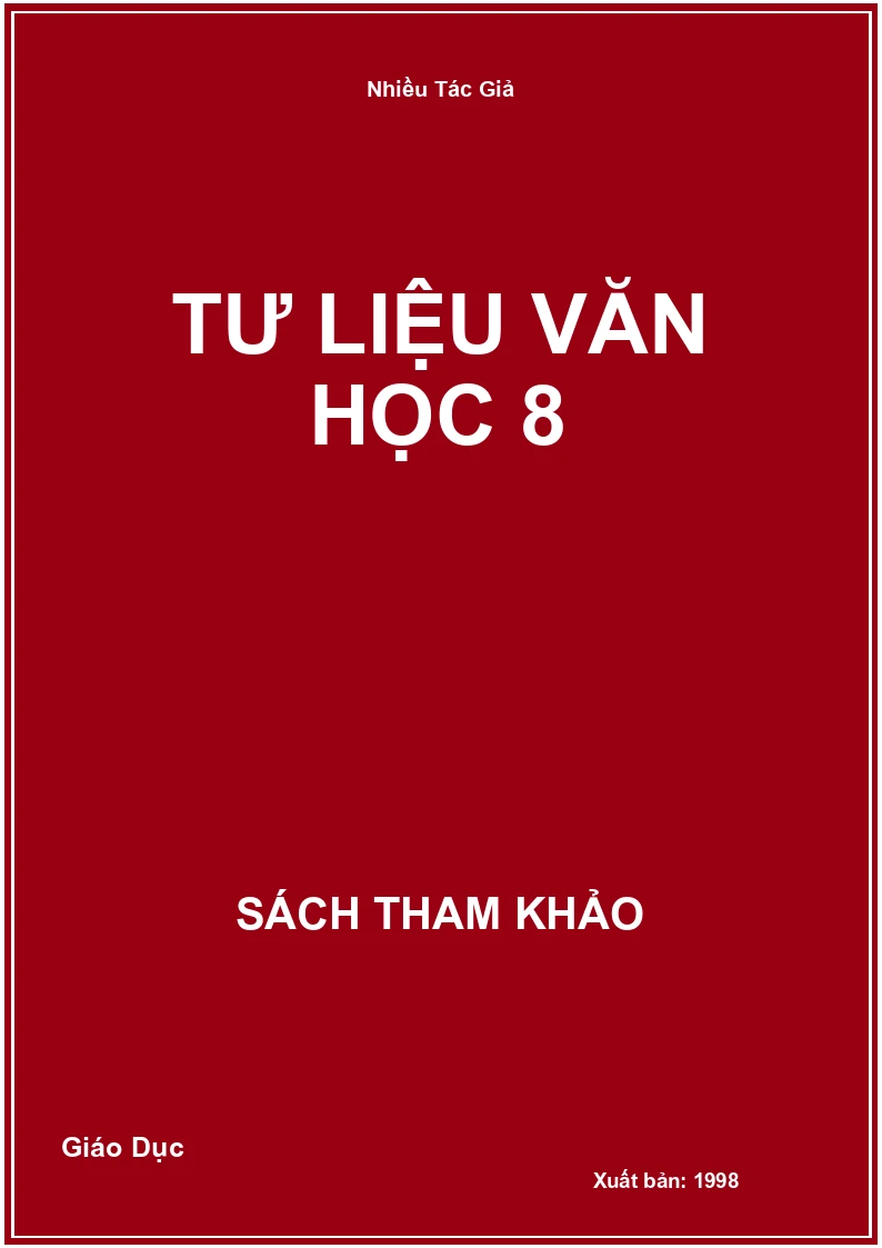 Tư liệu văn học 8