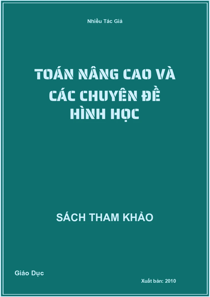Toán nâng cao và các chuyên đề hình học