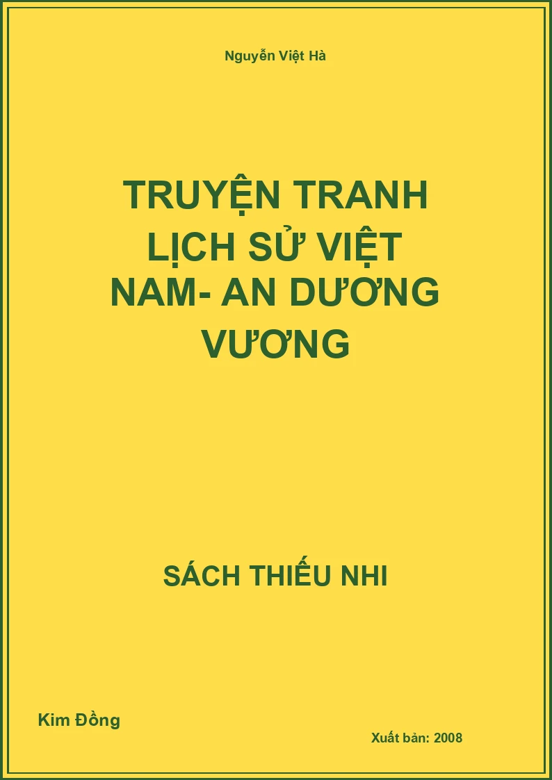 Truyện tranh Lịch Sử Việt Nam- An Dương Vương