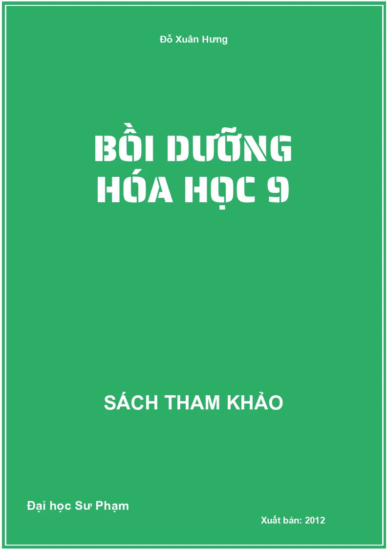 Bồi dưỡng Hóa Học 9