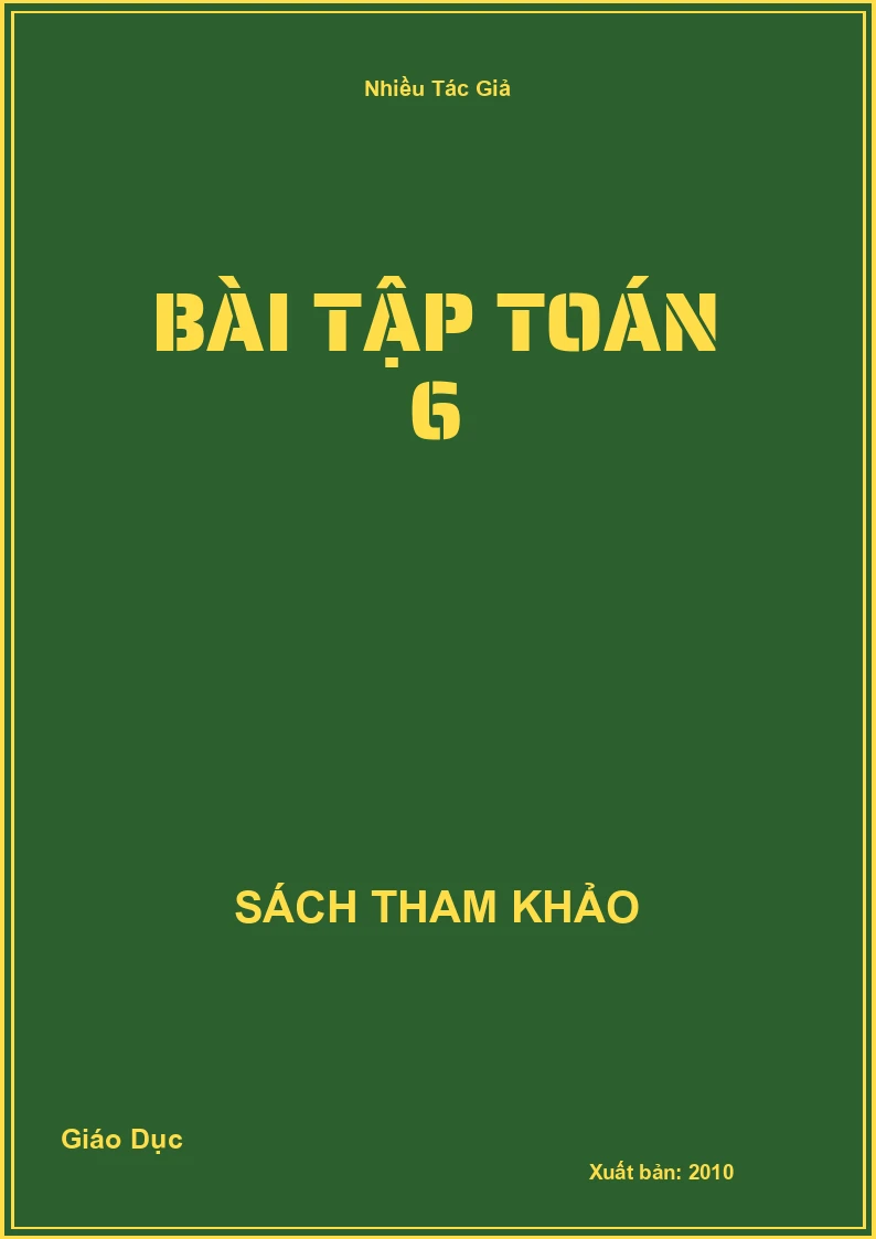 Bài tập Toán 6