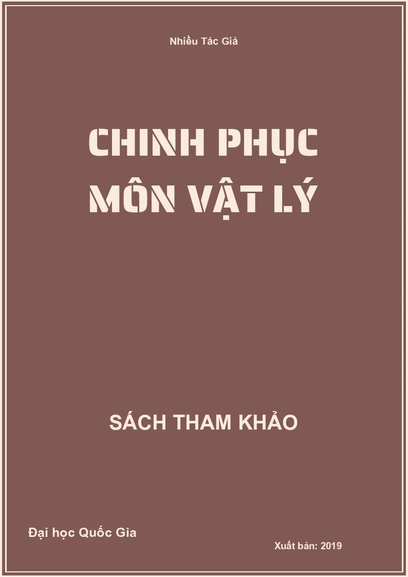 Chinh phục môn Vật Lý