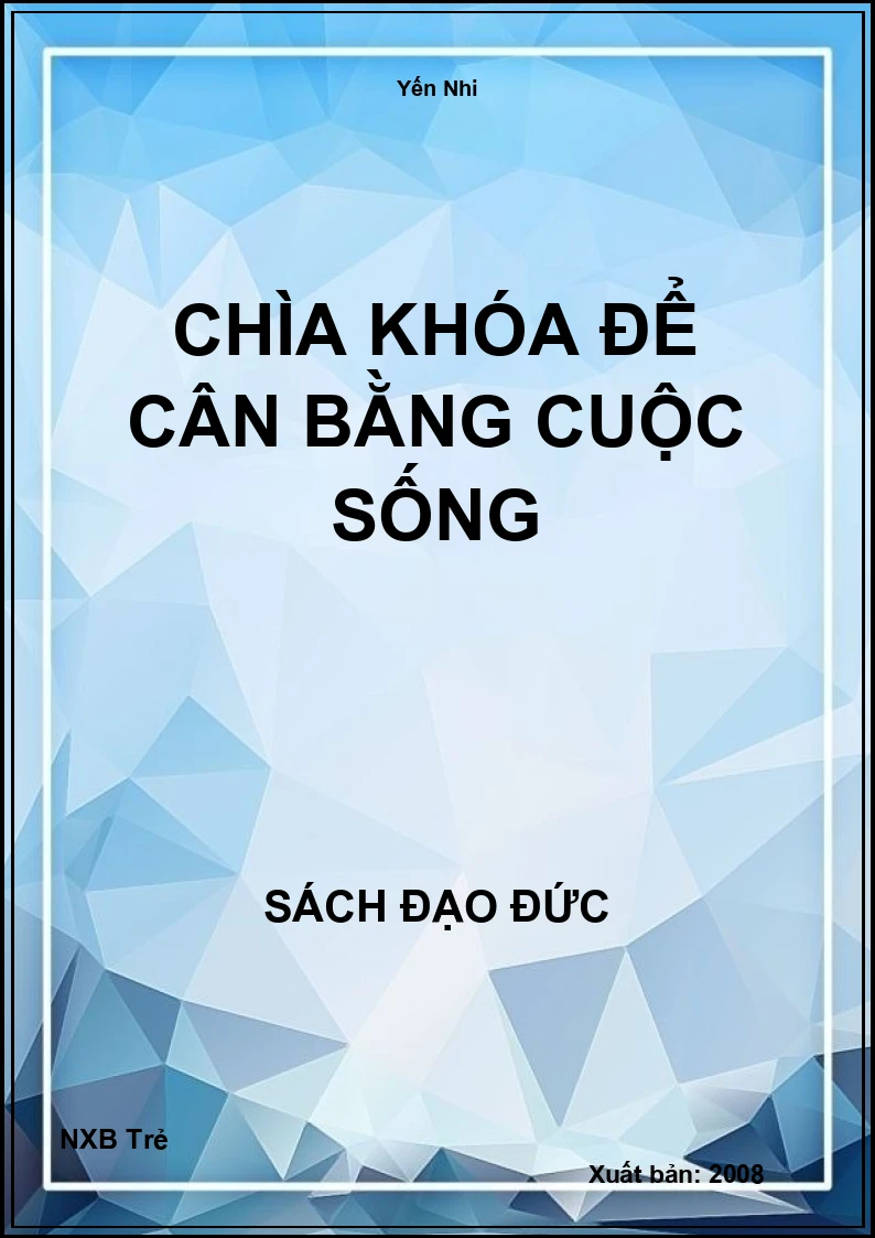 Chìa khóa để cân bằng cuộc sống