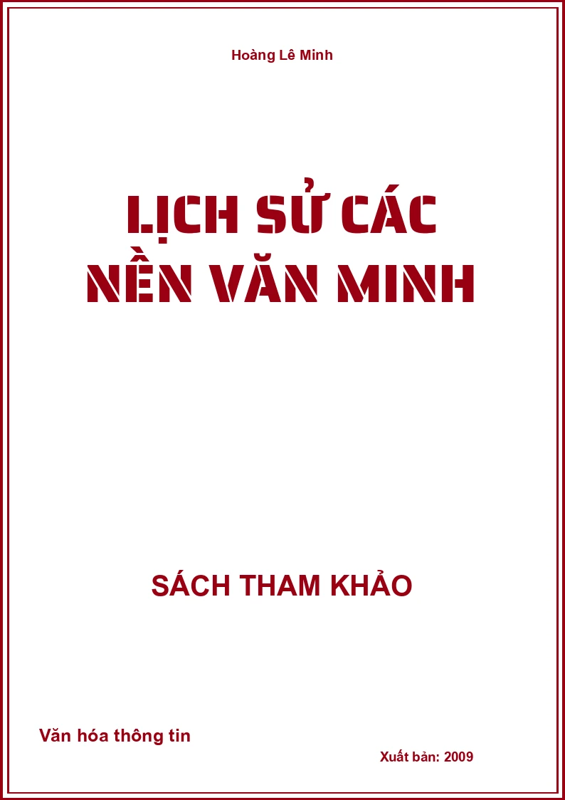 Lịch Sử các nền văn minh