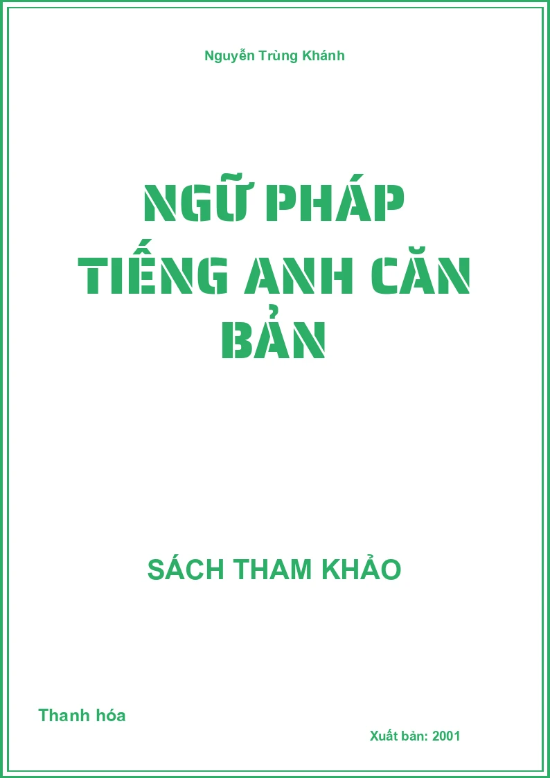 Ngữ Pháp Tiếng Anh căn bản