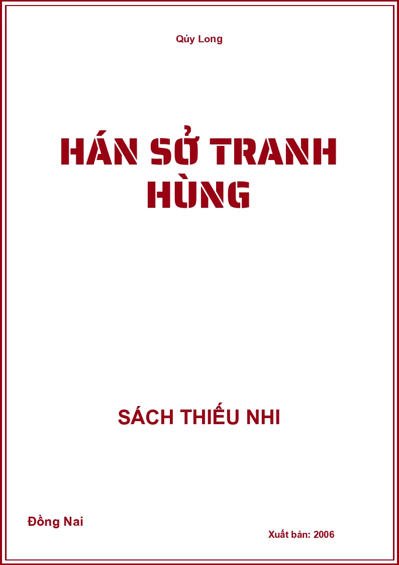 Hán sở tranh hùng