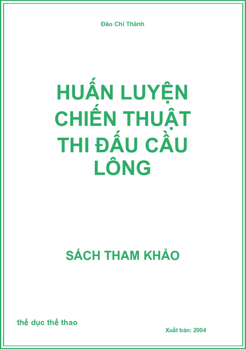 Huấn luyện chiến thuật thi đấu cầu lông