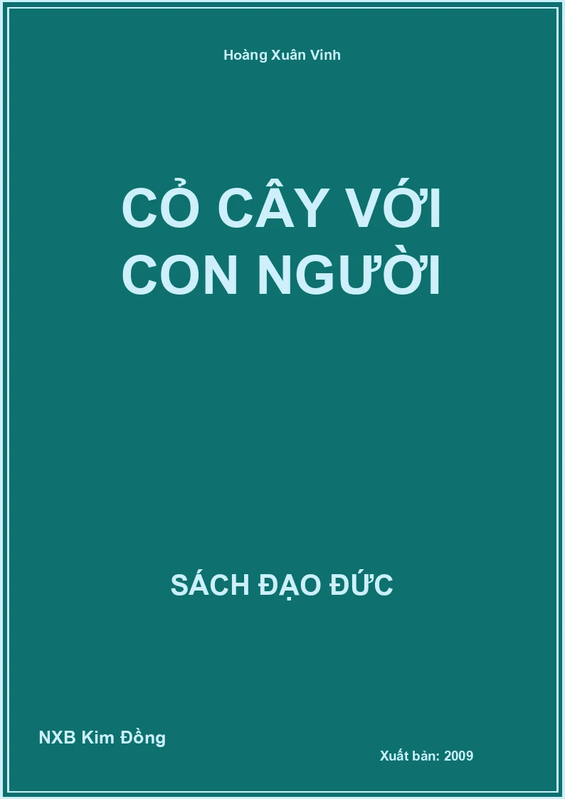 Cỏ cây với con người