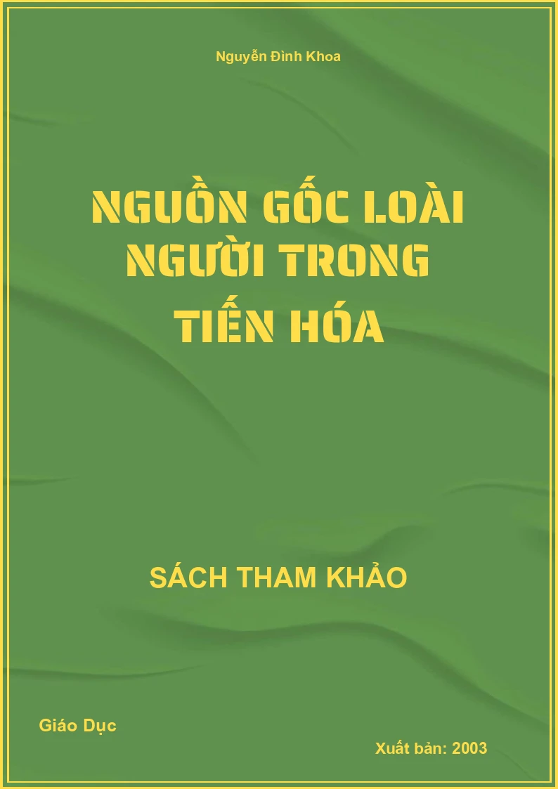 Nguồn gốc loài người trong tiến hóa