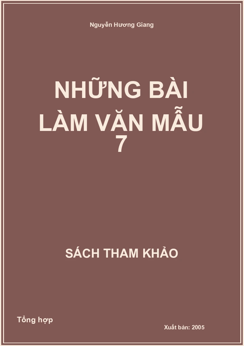 Những bài làm văn mẫu 7