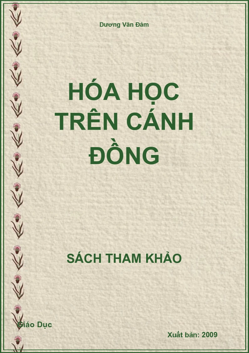 Hóa Học trên cánh đồng