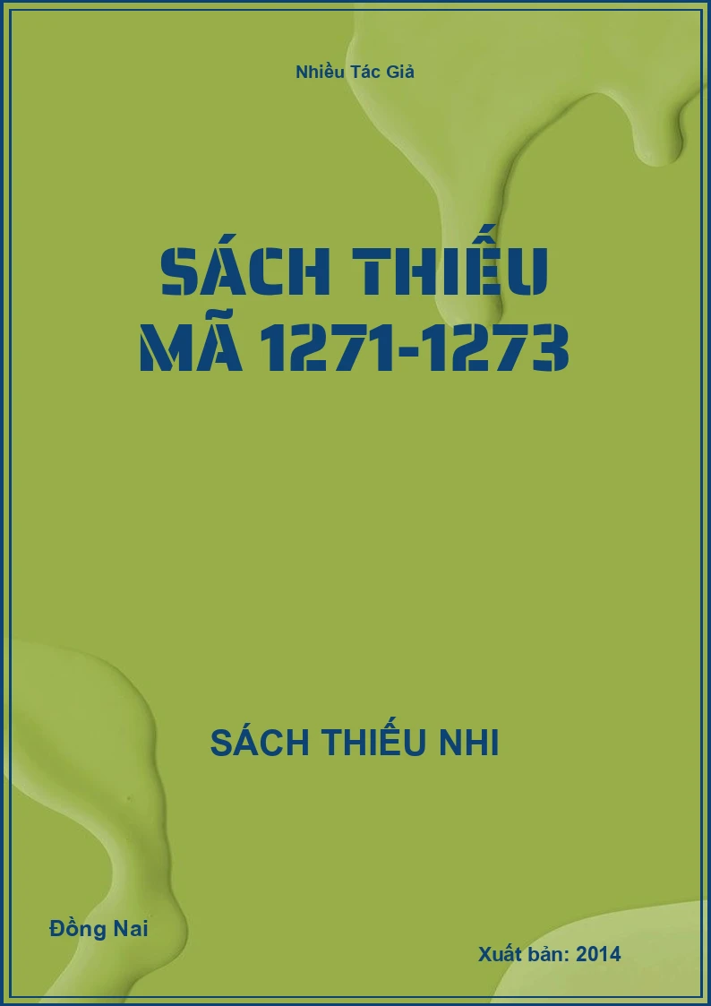Sách thiếu mã 1271-1273