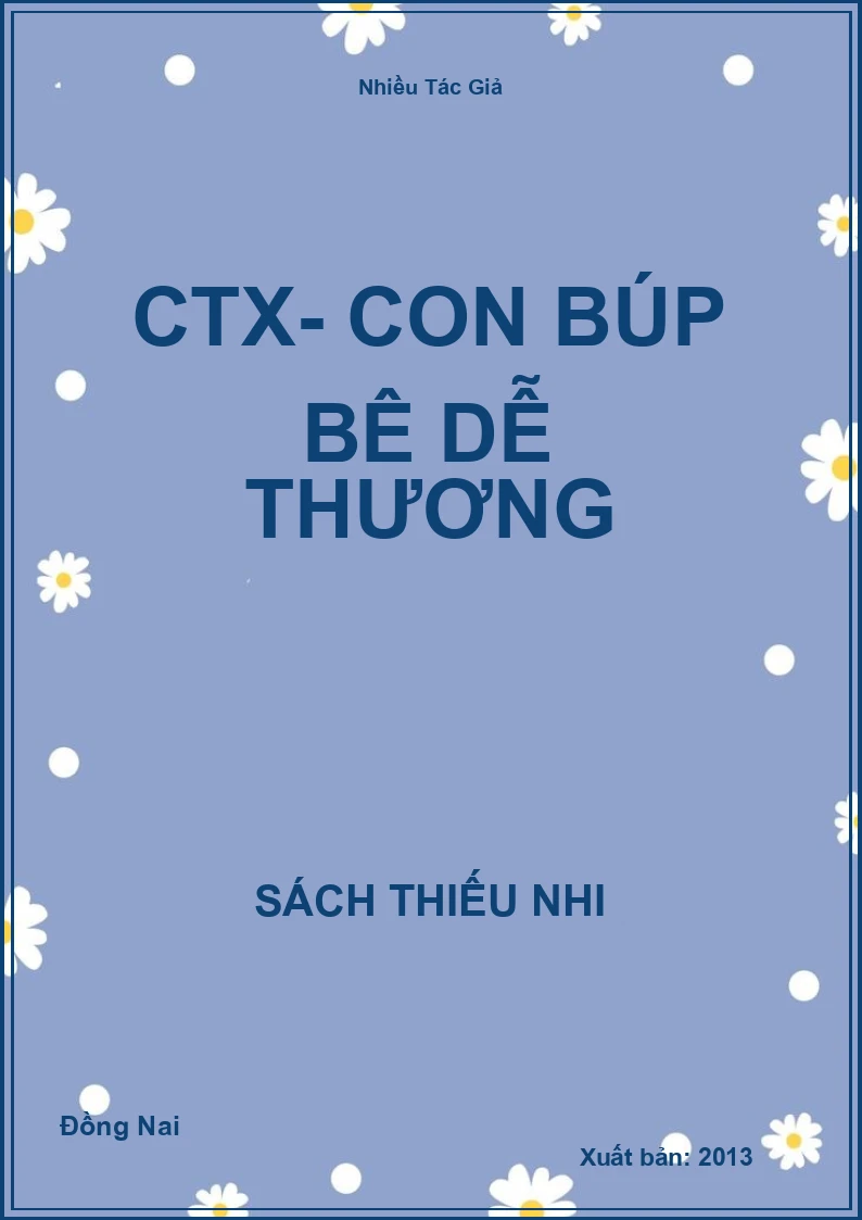 CTX- Con búp bê dễ thương