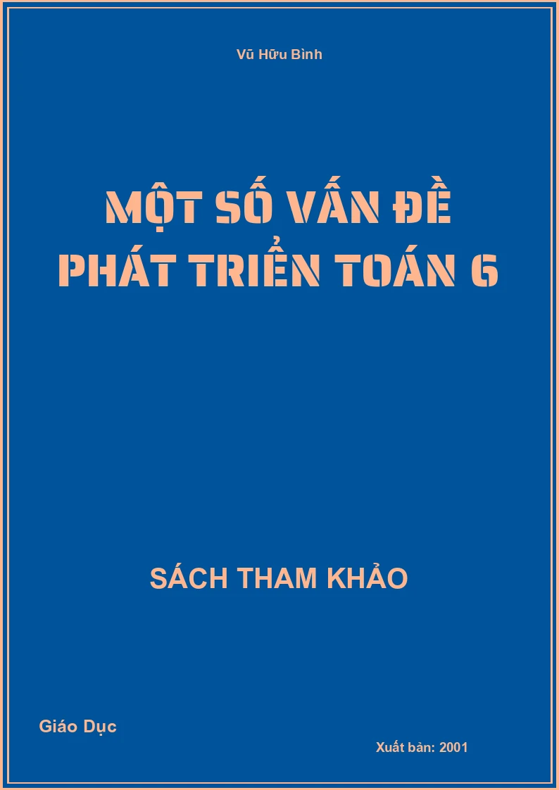 Một số vấn đề phát triển Toán 6