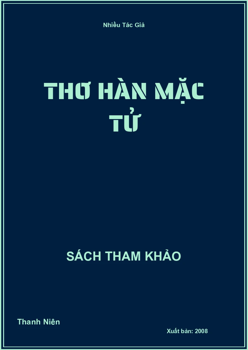 Thơ Hàn Mặc Tử
