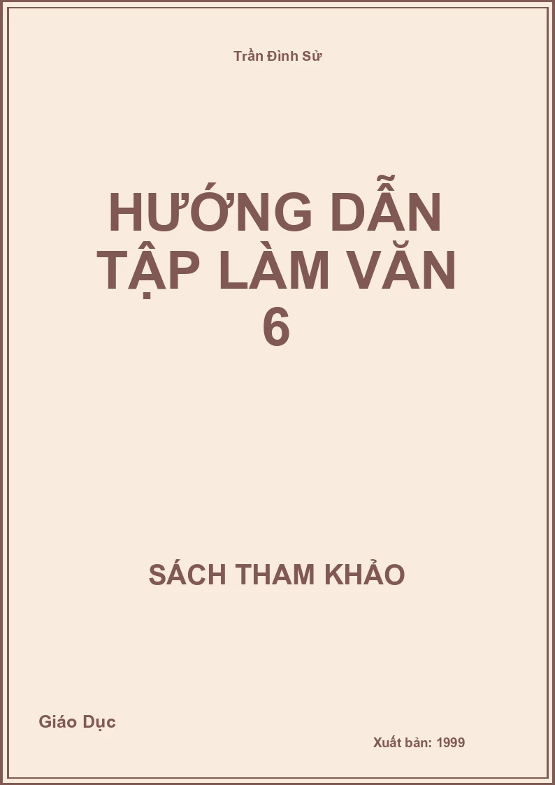 Hướng dẫn tập làm văn 6