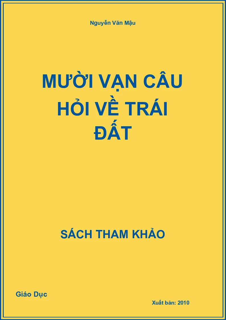 Mười vạn câu hỏi về trái đất